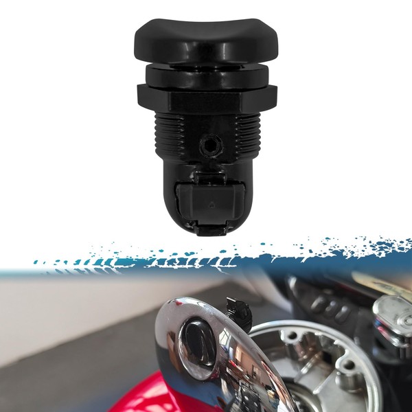 Fuel Door Push Button Gas Tank Cap Latch Kit Compatible