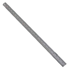 PRECISE 24" (600mm) Precision Dual-Scale SAE/Metric Stainless Steel Ruler | Rust-Resistant | Clear Engravings | Multipurpose Straight Edge Tool