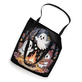 Fall Campfires Cute Ghosts Tote Bag