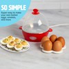 Tasty Mini Rapid Egg Cooker, 5-Egg Capacity for Perfect Hard