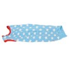 Dog Recovery Suit Blue Stars Pattern Prevents Licking Cotton Pet