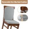 HOMBYS Kitchen Chair Back Cushion & Seat Cushion, Dining Room