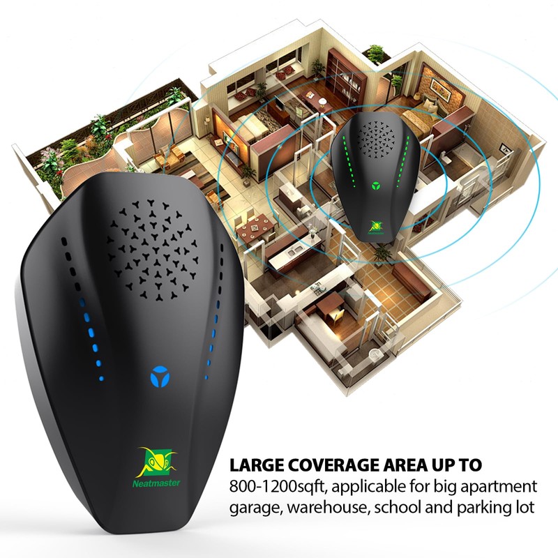Neatmaster Ultrasonic Pest Repeller, Electronic Pest Repellent Ultrasonic Plug in