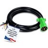 Anayguto Heavy Duty 7 Pin Trailer Plug 4 FT with