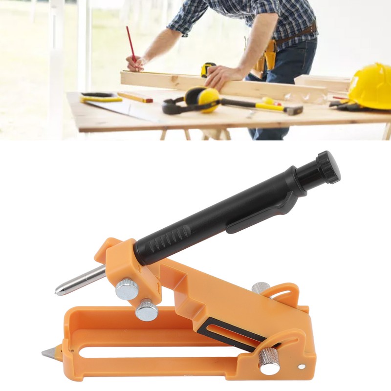 Multifunction Scribing Tool Construction Pencil Aluminum Alloy DIY Woodworking Marking