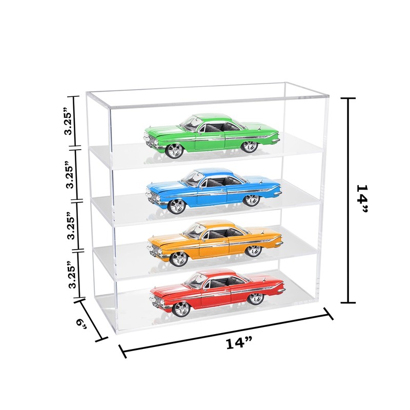 Better Display Cases Model Train Acrylic Table Top Display Case