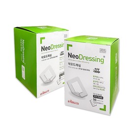 Neo Dressing 9x7cm 50 sheets sterilized dressing band non-woven bandage / 네오드레싱 9x7cm 50매 멸균드레싱 밴드 부직반창고