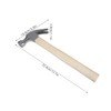 TEHAUX Ergonomic Craftsmen Hammer Portable Dual Head Hammer for Woodworking