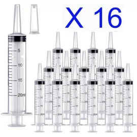 Syringes without needles Plastic Syringes without needles 20ml Syringe 16 Pack 20ml