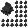 Coufce 24 Pcs Mini Claw Clip Frosted Black Tiny Hair