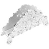 Agatige Silver Napkin Holder, Stainless Steel Craft Table Tissue Small