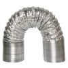 STERR - Flexible Aluminium Ventilation Hose, silver