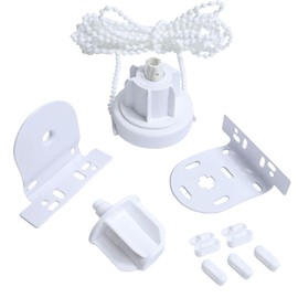 1 1/2" 38mm Roller Blind Clutch Replacement Kit with Plastic Bead Chain, End Plug, Metal Brackets & Bead Chain Connectors
