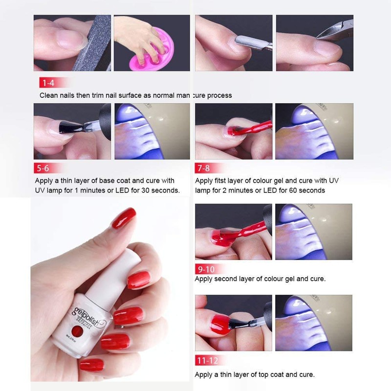 Vishine 1327 Semi-Permanent Soak Off Gel Nail Polish UV LED