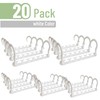 Mr. Pen- Space Saving Hangers for Clothes, 20 pcs, White,