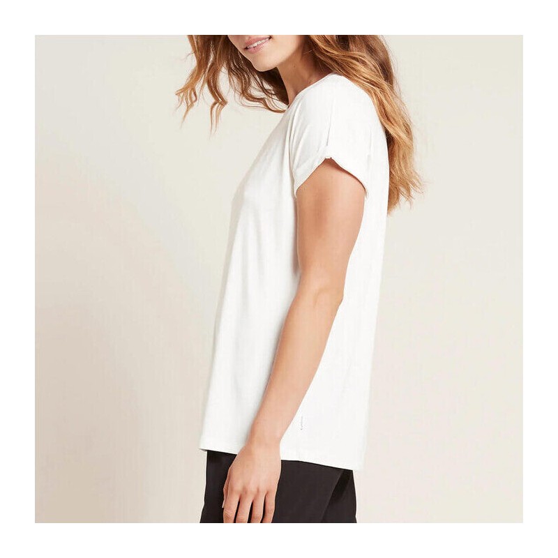 Boody Downtime Lounge Top, White / L