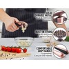 Zulay Kitchen Premium Garlic Press Set - Rust Proof Professional