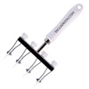 Adjustable Pasta Cutter with 4 Straight Delrin Wheels, with ABS