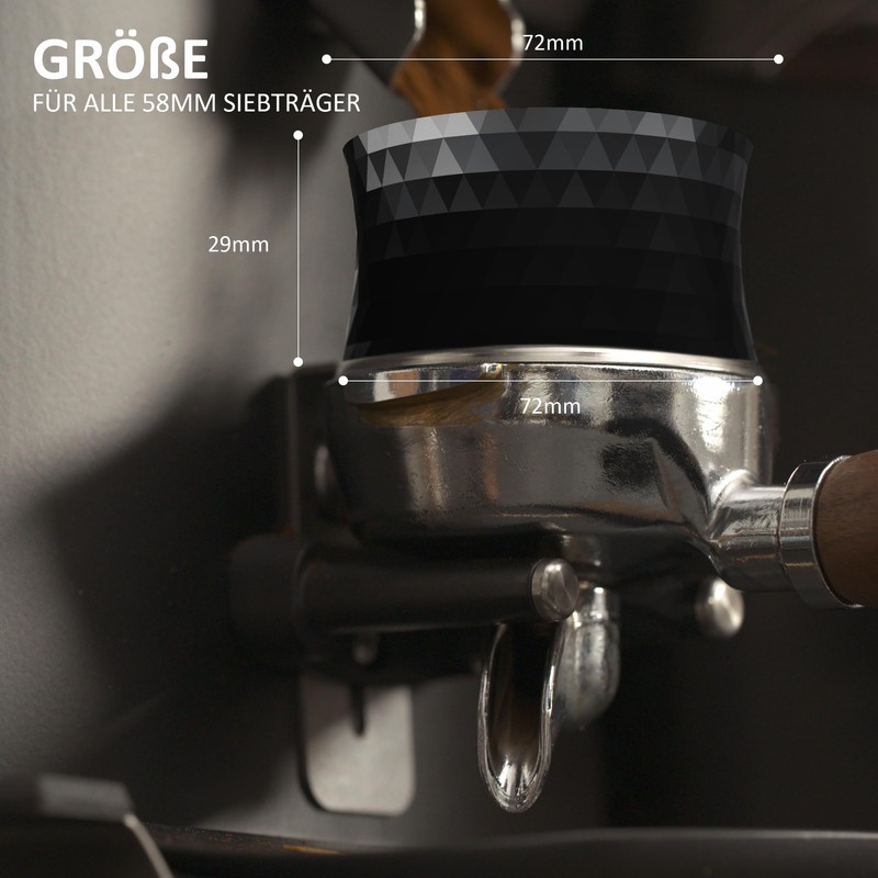 KYONANO 58mm Dose Ring, Coffee Dose Ring, Espresso Filter, Espresso