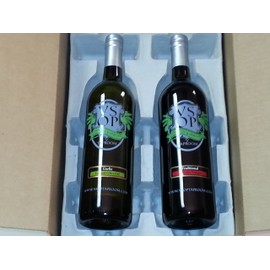 VSOP Organic Garlic Infused Extra Virgin Olive Oil & Traditional 18yr Aged Dark Balsamic Vinegar of Modena (2 Bottle) Combo Pack (750 ml / 25.36 oz)