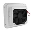 RV Side Vents 12V White Unidirectional Dustproof Strong Wind Cooling