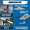 KD-TECH Stable Parasol Holder – Parasol Stand for Balcony and