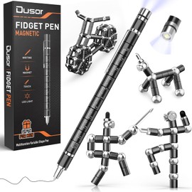 Dusor Gifts for Men Fidget Pen, Valentines Day Gifts for Him Teen Boy Multifunction Pen, Anniversary Birthday Gift for Men Dad Him Husband, Mens Valentines Day Gift, Cool Stuff Gadgets for Son Teens
