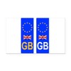 CafePress EU Number Plate Identifier for Great Britain Rectangle Car