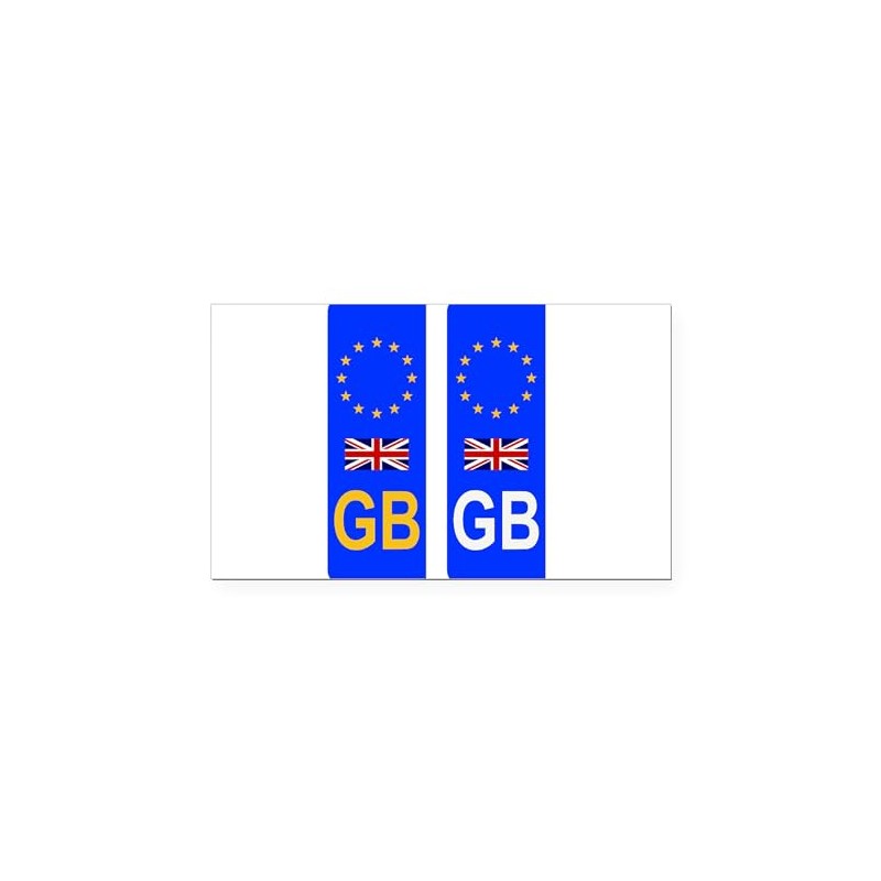 CafePress EU Number Plate Identifier for Great Britain Rectangle Car