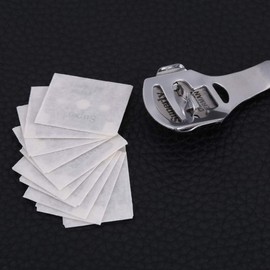 Leathercraft Skiving Tools, Home Handmade Accessories DIY Leathercraft Skiving Cutting Edge Skiver with Removable Blade