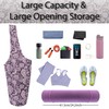 jswuffx Yoga Mat Bag Yoga Tote Bag with Large Pocket