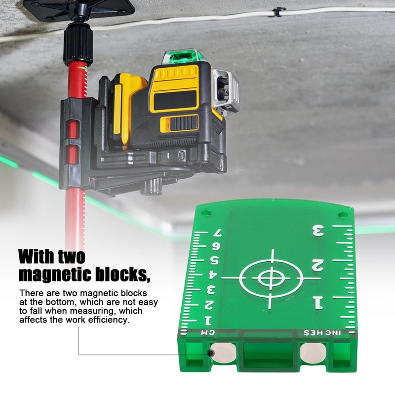Laser Target Board, Laser Magnetic Target with Reflectors, Magnetic Target