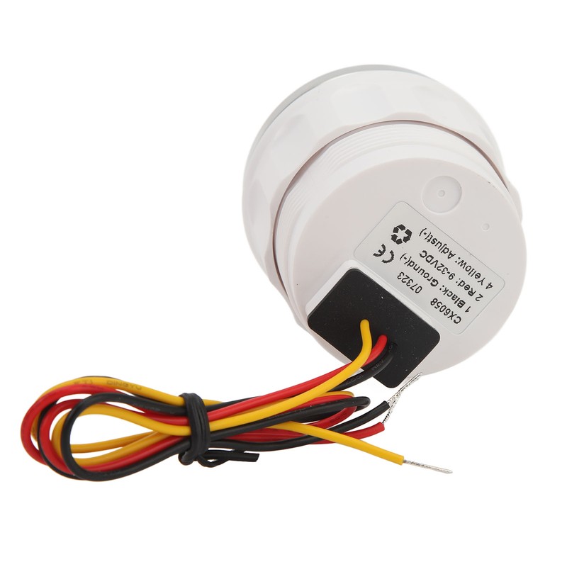 DC 9‑32V 52MM Boat Round Digital Hour Meter High Precise