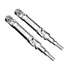 Jetwood 1:14 Scale RC Car Enhanced Telescpoing Front/Rear Metal Wheels Drive Shaft CVD Set,2 Pcs, Upgrade Accessories RC Vehicle Rotor Shafts, RC Car Spare Parts for JC14EP