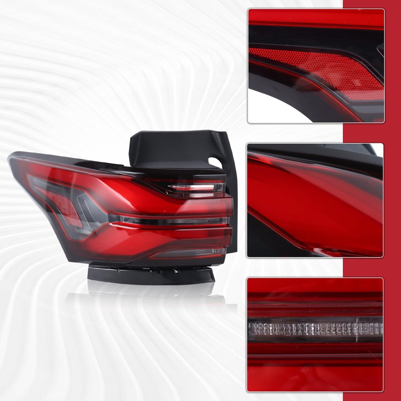 LED Outer Tail Light Rear Lamp Assembly Compatible with 2022-2024