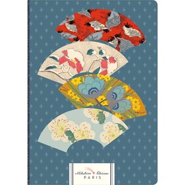Les Eventails (the Fans): Flowered Fans of Mystery (Standard Perfect-Bound Notebooks - Soft Touch Cover)