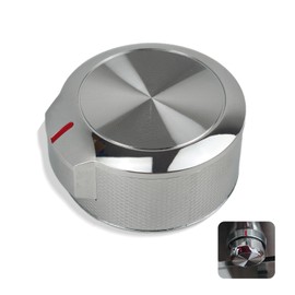 HLZDS W11156487 Stove Knob Replacement, 1 Pack Metal Oven Knob Compatible with Whirlpool KitchenAid Oven Range Control Knob Replaces W10823529 AP6285576 EAP12347719 PS12347719 4546228