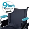 WAP9-05N - Reposabrazos para silla de ruedas, con almohadillas para