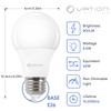 VATION LIGHTING A19 4000K LED Light Bulbs Neutral White, 60