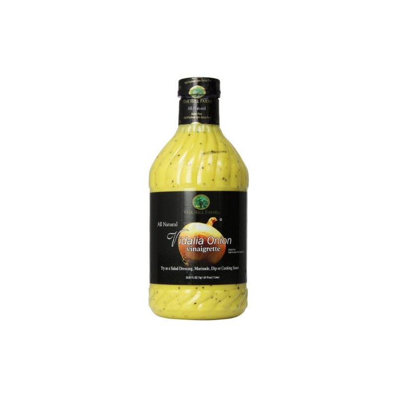 Oak Hill Farms Vidalia Onion Vinaigrette Single Bottle, 33.8 Oz