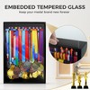 Medal Hanger Display Case, Dust-Proof 22"x15" Wall Mount medal holder
