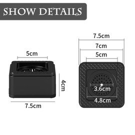 Torytoe Vibration Damper Washing Machine, Pack of 4 Universal Vibration Damper Washing Machine Feet with Rubber Mat, Non-Slip Mat for Washing Machines, Dryers and Furniture