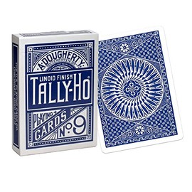 US Playing Card Company Tally-HO Kreis Blau