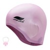 Silicone Swim Cap with Ear Protection for Swimming – Comfortable