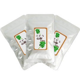 [Barrel Flavor] Grape and Japanese Pepper, Dried Grains, 0.4 oz (10 g) x 3 Pieces, Set