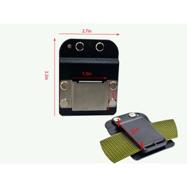 Drill Holder for Tool Belt, Up to 2" Belt,Drill Belt Clip Holster for Cordless Drill Impact Driver Screwgun