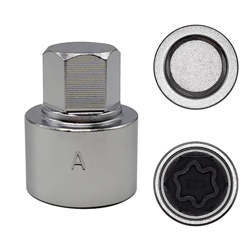 JEUCLEL 523 Wheel Locking Nut Key Compatible with VW VAG