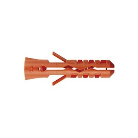 Mungo MN Nylon Plug Anchor, 2-3/8 inch Length, 1/2 inch Plug and Drill Diameter, Box of 25, Premium Grade Anchor for Drywall, Brick, Concrete and Stone