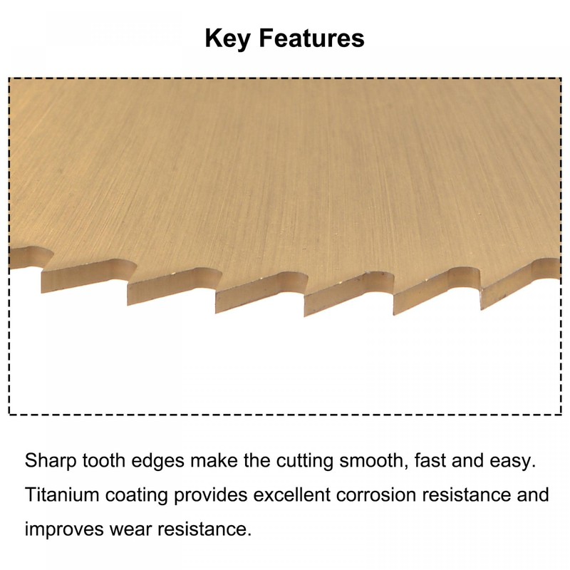 uxcell Circular Saw Blade, 63mm (2-1/2") Dia 0.8mm Thick 72