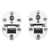 Raguso Folding Flip Top Hinge 2Pcs 90 Degree Zinc Alloy